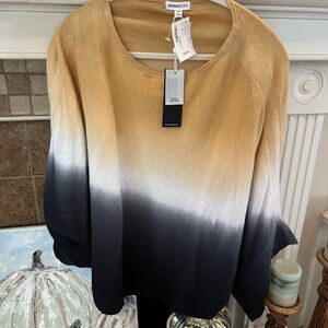 NWT Minnierose desert  Tie Dye 100% Cotton Distressed Sweater O/S